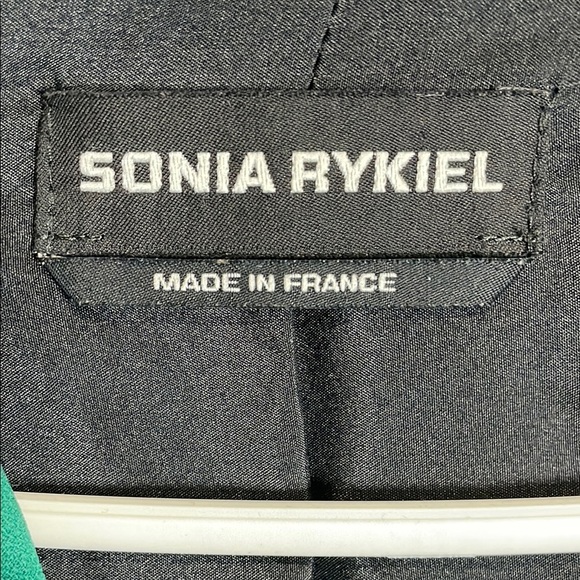 Sonia Rykiel Green Blazer with Notched Lapel - Picture 2 of 6